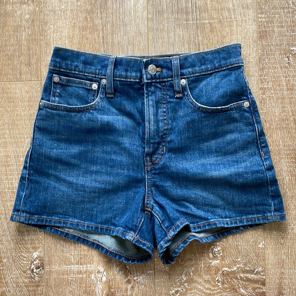 Madewell Perfect Jeans Shorts Corson Wash
